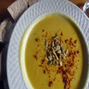 Súp kém bí đỏ với sữa dừa